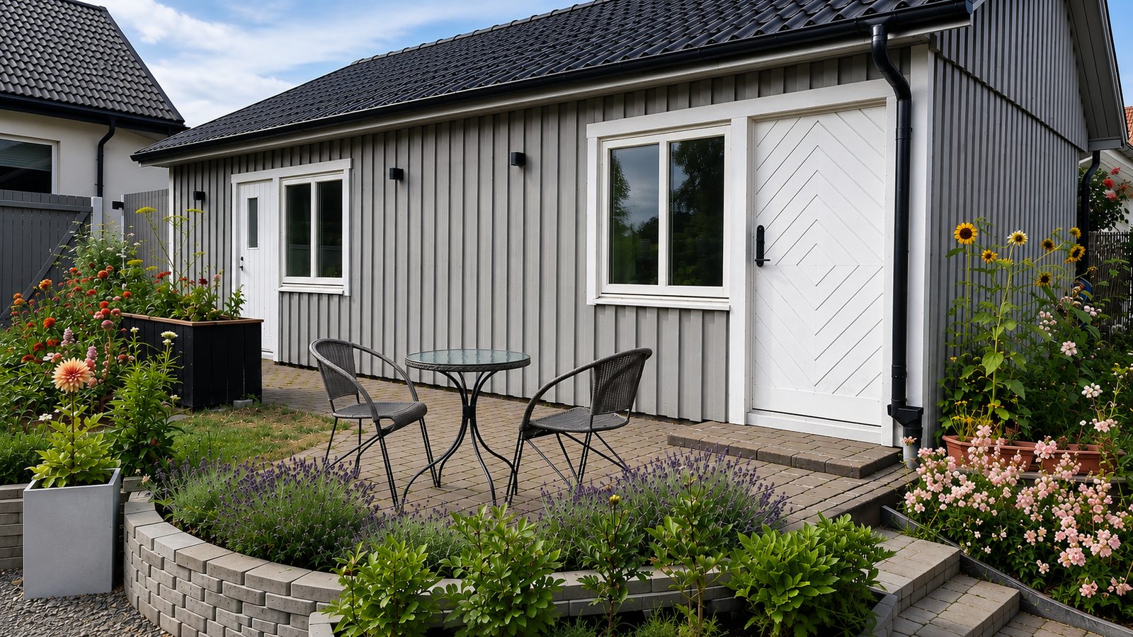 Huset utifrån